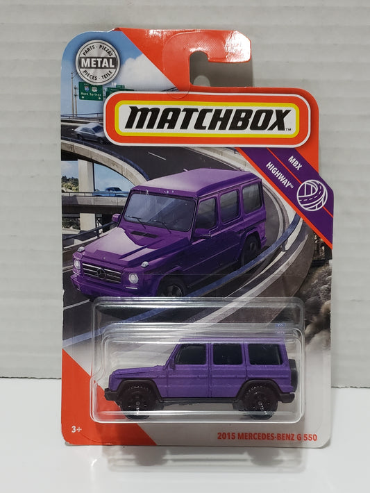 Matchbox: 2015 Mercedes-Benz G550, Purple - 2019