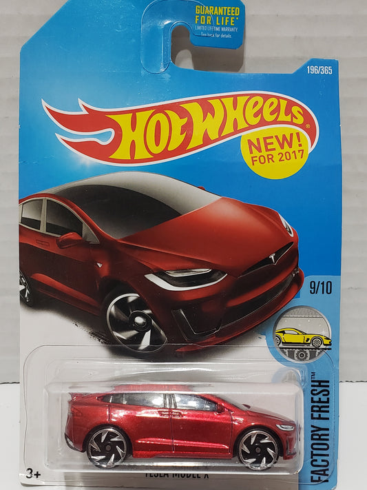 Hot Wheels: Tesla Model X, Red - 2017