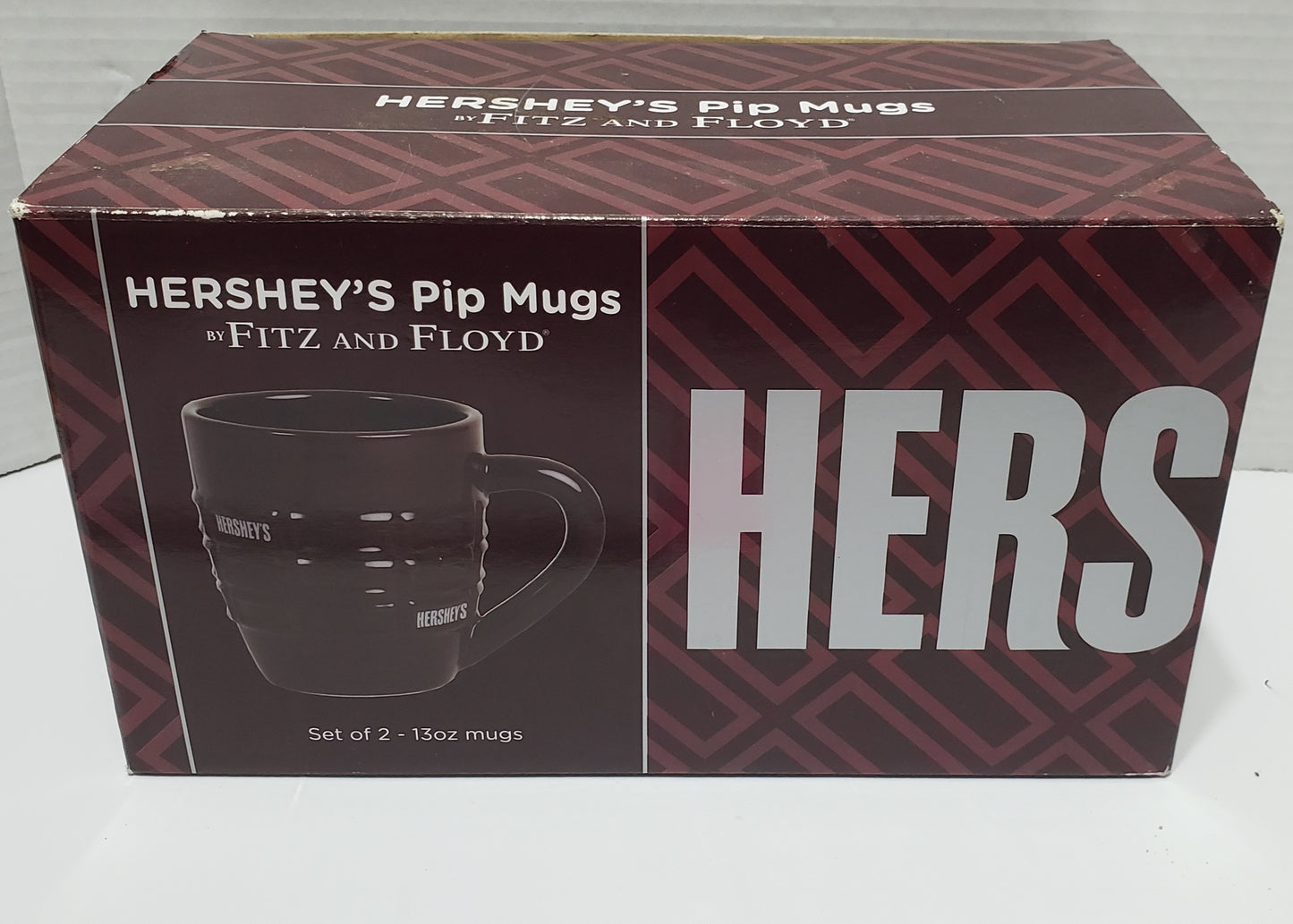 Hershey's Pip Mugs by Fitz And Floyd - Set Of 2