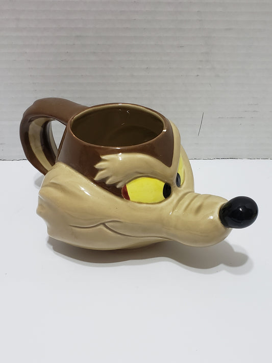 Wile E Coyote Head Mug - Vintage 1989
