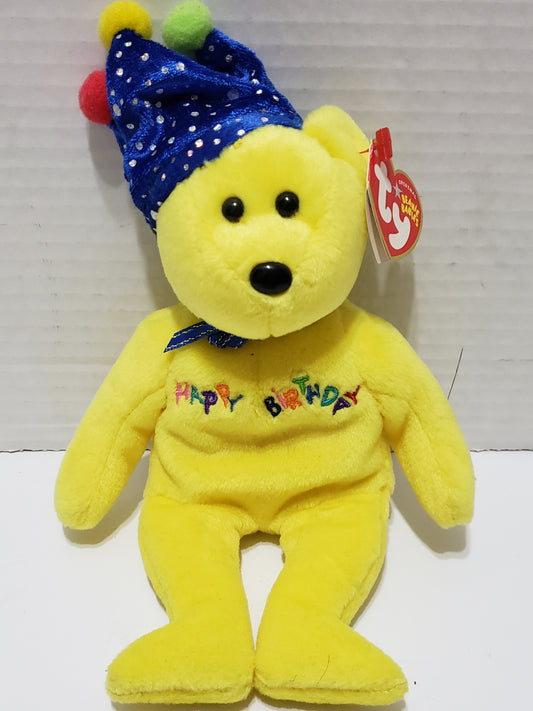 TY Beanie Babies Happy Birthday Bear - 2004