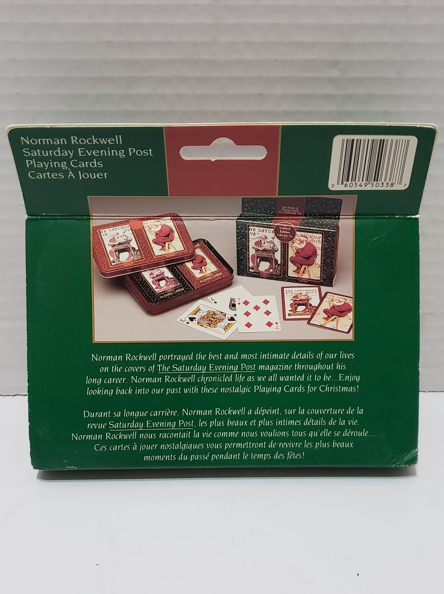 Norman Rockwell Saturday Evening Post Christmas Playing Cards, Limited Edition - 1998