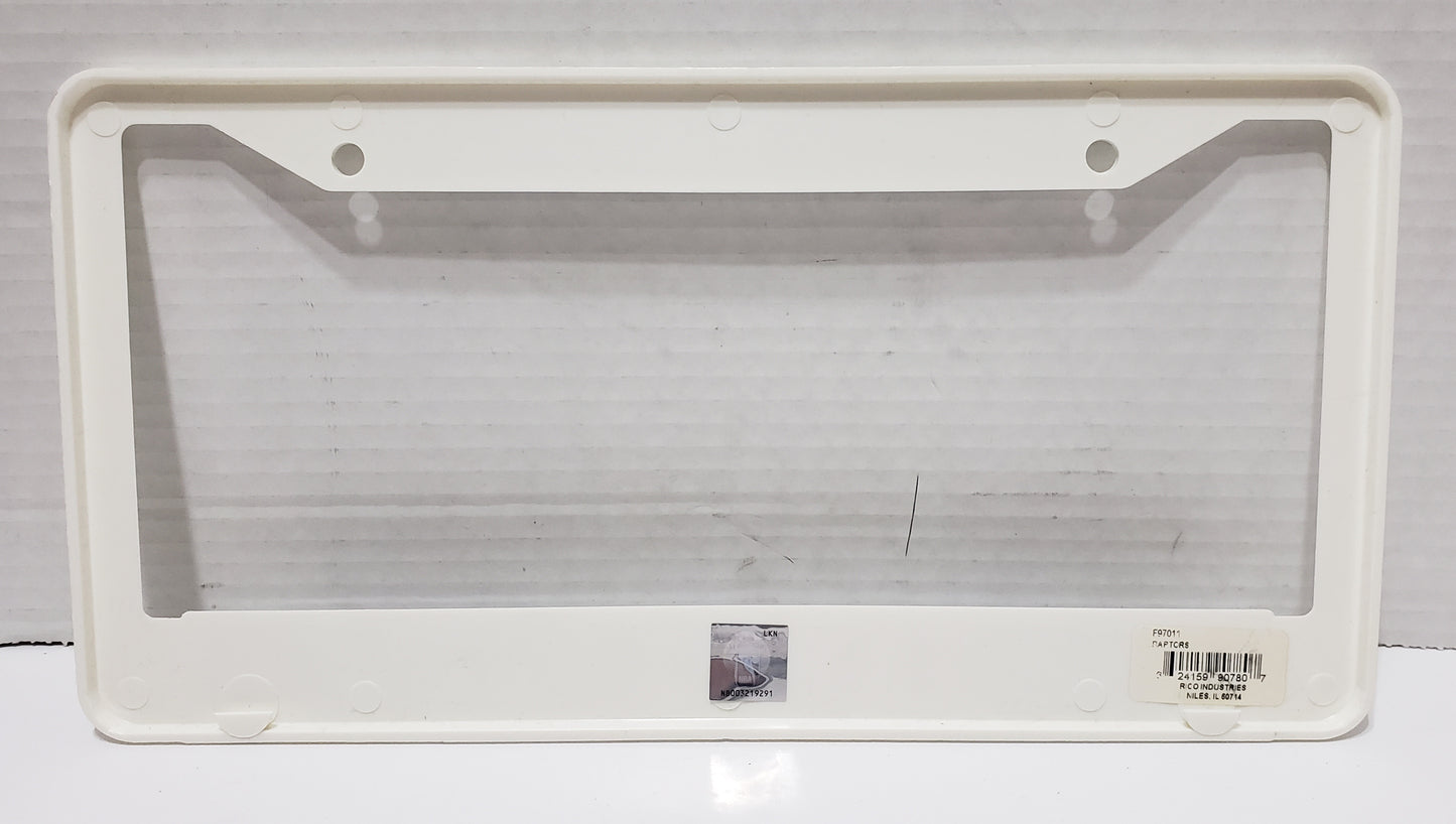 Toronto Raptors License Plate Frames, White, Authentic NBA