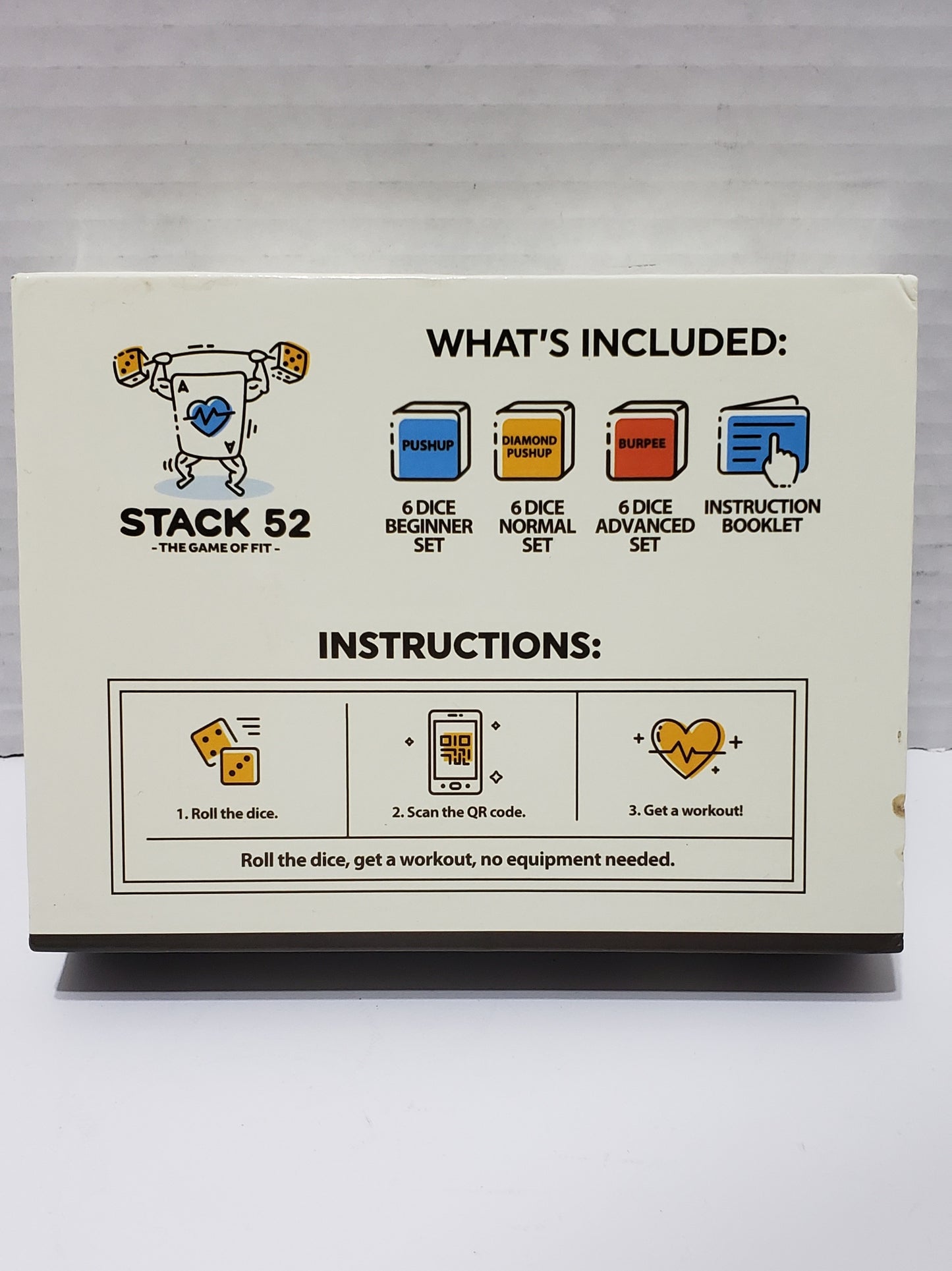 Stack 52 Quick Sweat Dice for Workouts