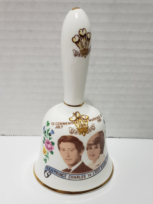 Prince Charles & Princess Diana Commemorate Marriage Bell - 5"