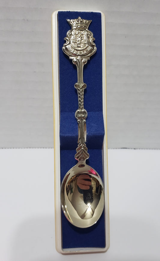 Orente Crown Spoon, W.B. 18, Silver Plate - 4.25"