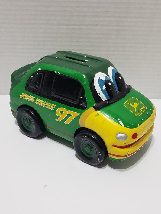 John Deere Car Coin Piggy Bank - Vintage 1999