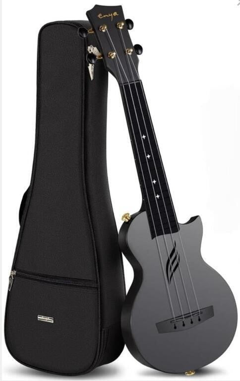 Enya Nova Soprano Ukulele, Mini 21" - Carbon Fiber