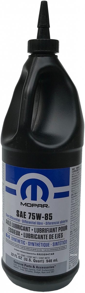 MOPAR - Open Differential Axle Lubricant SAE 75W-85 (68232947AB)