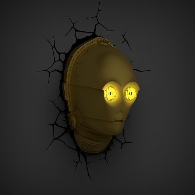Star Wars C-3PO 3D-Deco LED Wall Light
