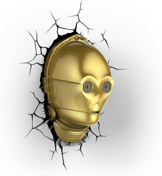 Star Wars C-3PO 3D-Deco LED Wall Light